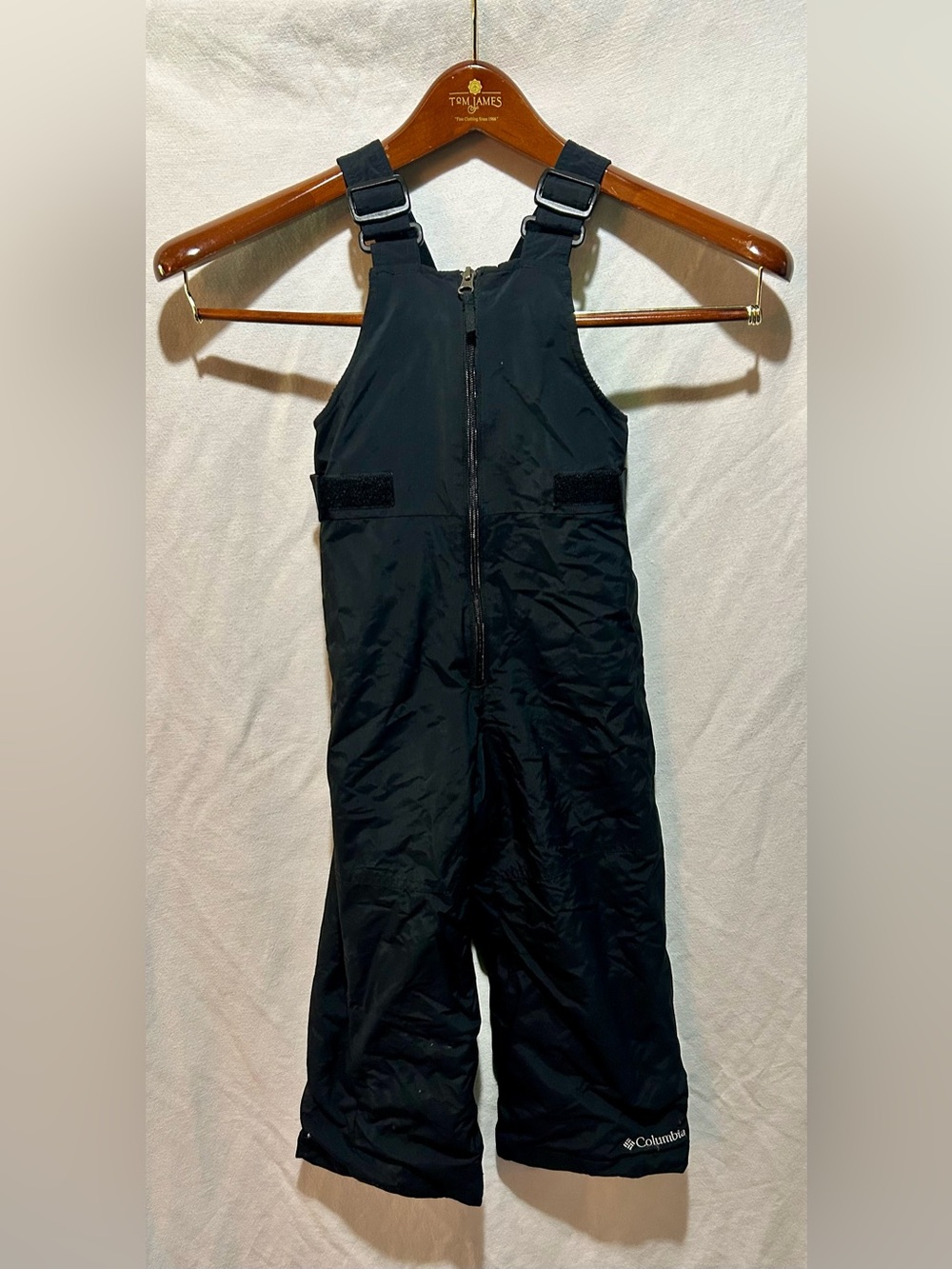 Columbia Black Snow Bib Overalls Kids XXS 4/5